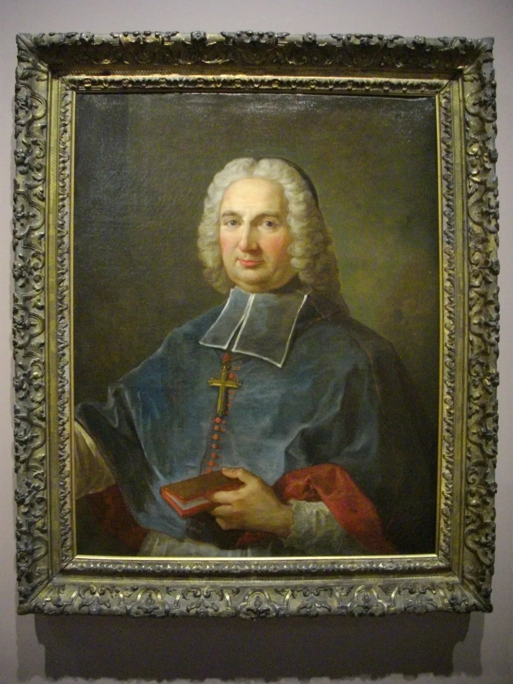 Portrait de Monseigneur Nicolas-Joseph de Paris, évêque d'Orléans - Charles-Joseph Natoire image 1 tableau peint à l’huile sur toile