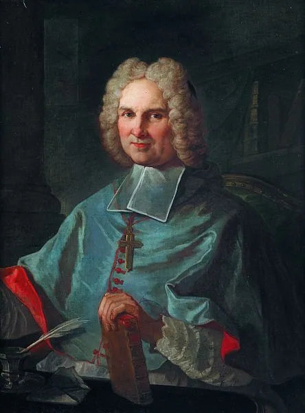 Portrait de Monseigneur Rosseau de la Parisière, Évêque de Nîmes en 1711 - Charles-Joseph Natoire image 1 reproduction de peinture à l’huile