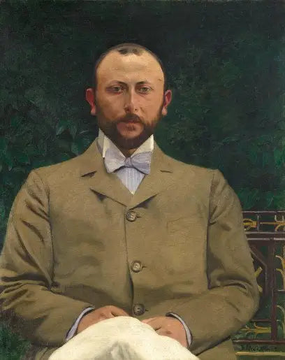 Portrait de Monsieur Alexandre Natanson - Félix Vallotton image 1 copie peinte à la main à l’huile
