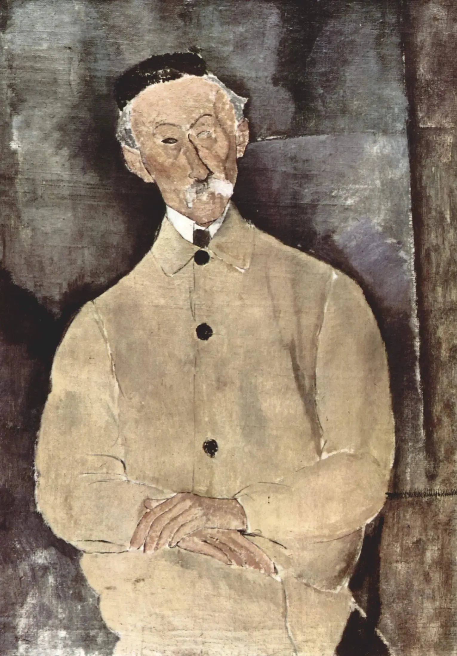 Portrait de Monsieur Lepoutre - Amedeo Modigliani image 1 reproduction d’œuvre d’art à l’huile