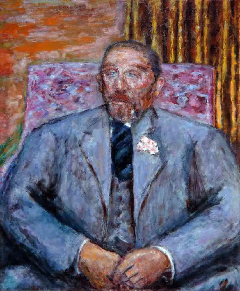 Portrait de Monsieur Monteux - Pierre Bonnard image 1 reproduction artisanale de tableau