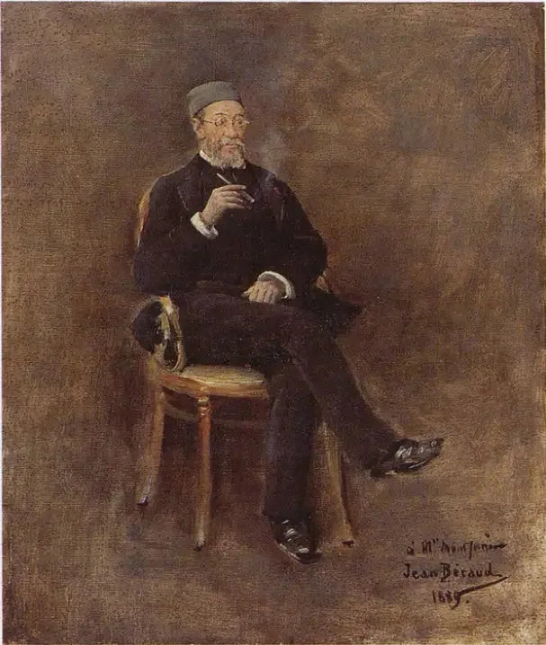 Portrait de monsieur de Montferrier - Jean Béraud image 1 reproduction de peinture à l’huile