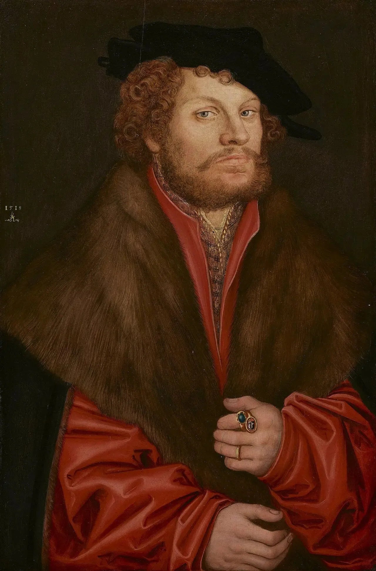 Portrait de Moritz Buchner - Lucas Cranach the Elder image 1 reproduction de peinture à l’huile