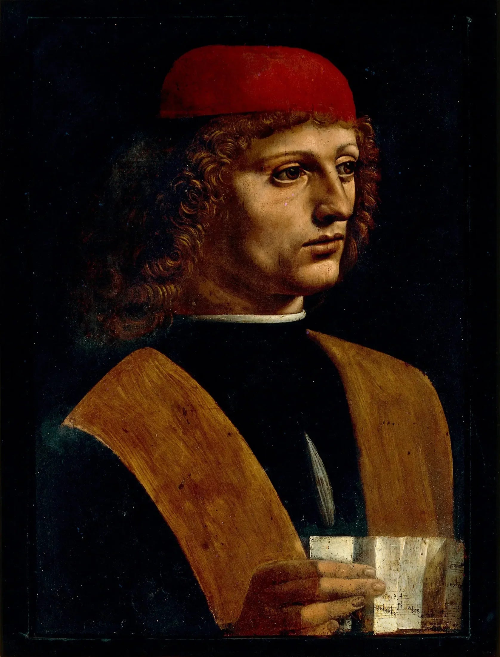 Portrait de musicien - Léonard de Vinci image 1 reproduction d’œuvre d’art à l’huile