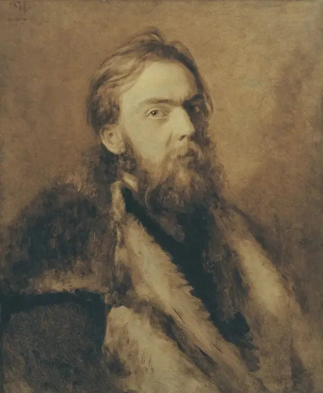 Portrait de Mykola Ivanovitch Murashko - Ilya Repin image 1 reproduction artisanale de tableau