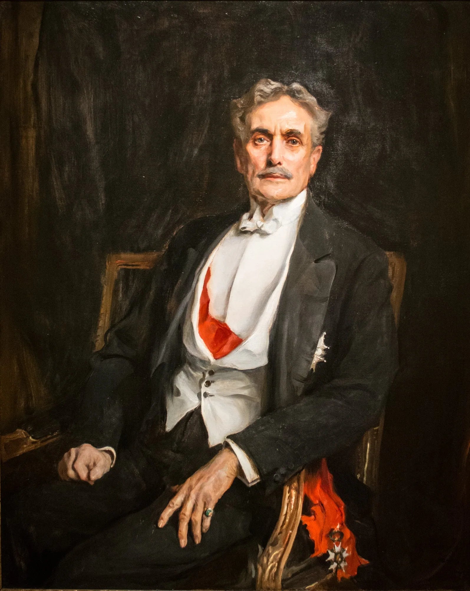 Portrait de Myron Herrick - Philip de László image 1 reproduction artisanale de tableau