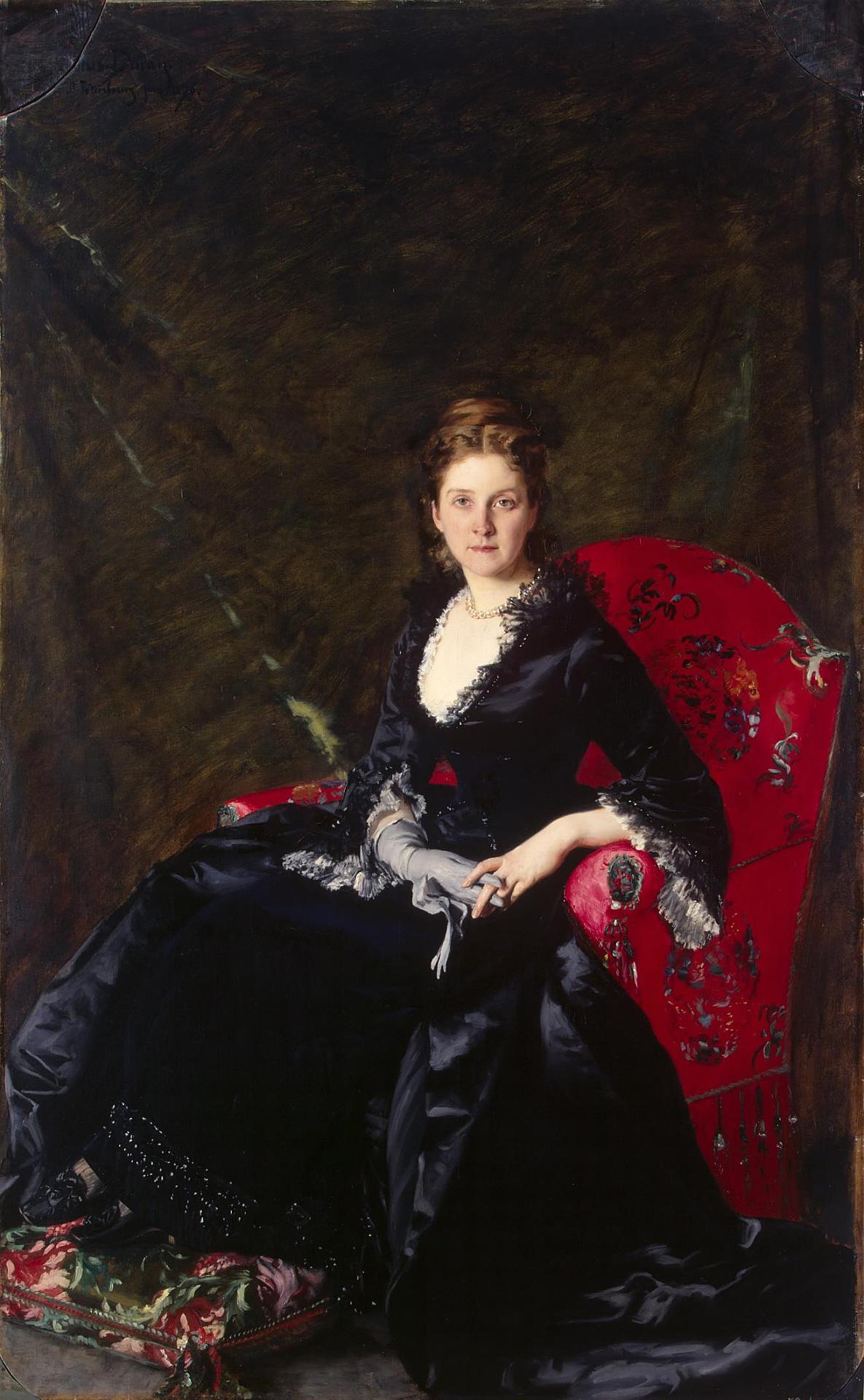 Portrait de Nadejda Polovtsova - Carolus-Duran image 1 reproduction réalisée par Alpha Reproduction