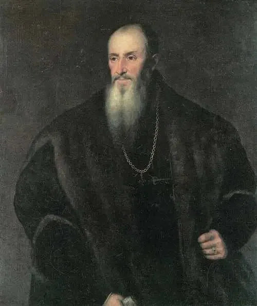 Portrait de Nicolas Perrenot de Granvelle - Titian image 1 reproduction d’œuvre d’art à l’huile