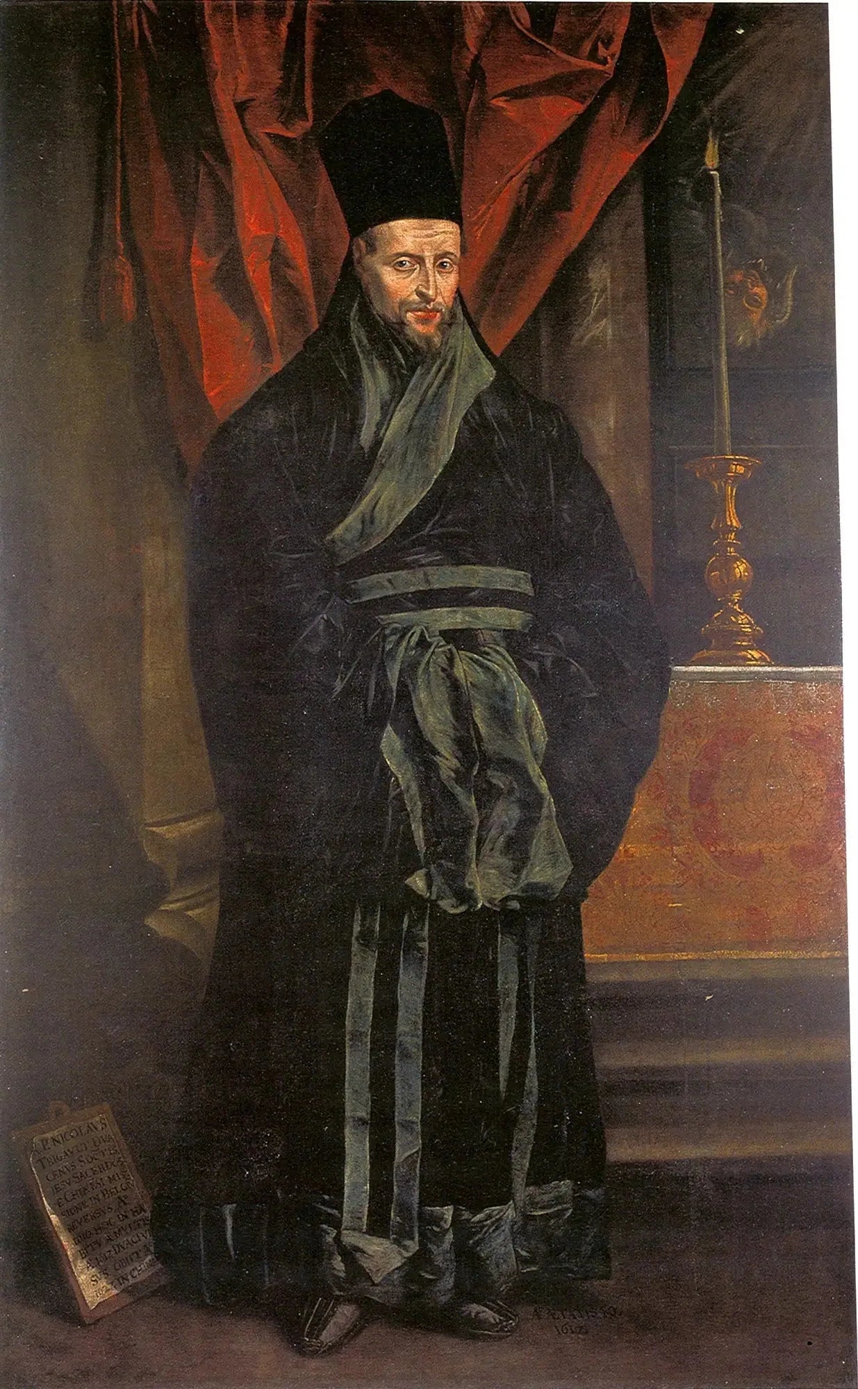 Portrait de Nicolas Trigault - Peter Paul Rubens image 1 copie peinte à la main à l’huile