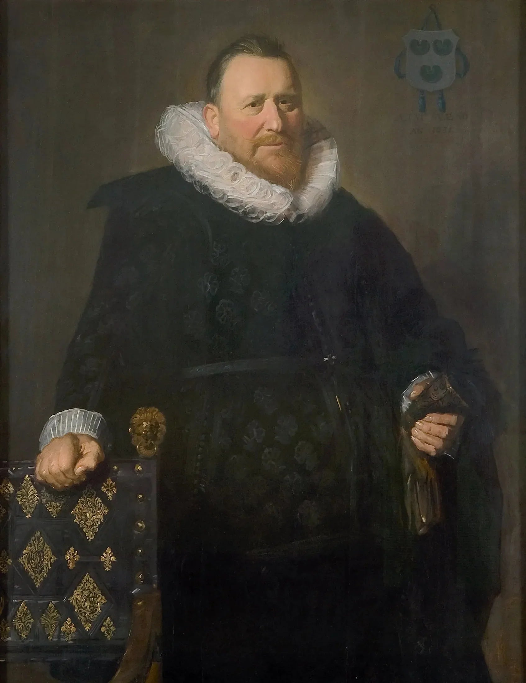 Portrait de Nicolas van der Meer (1574- ) - Frans Hals image 1 reproduction de peinture à l’huile