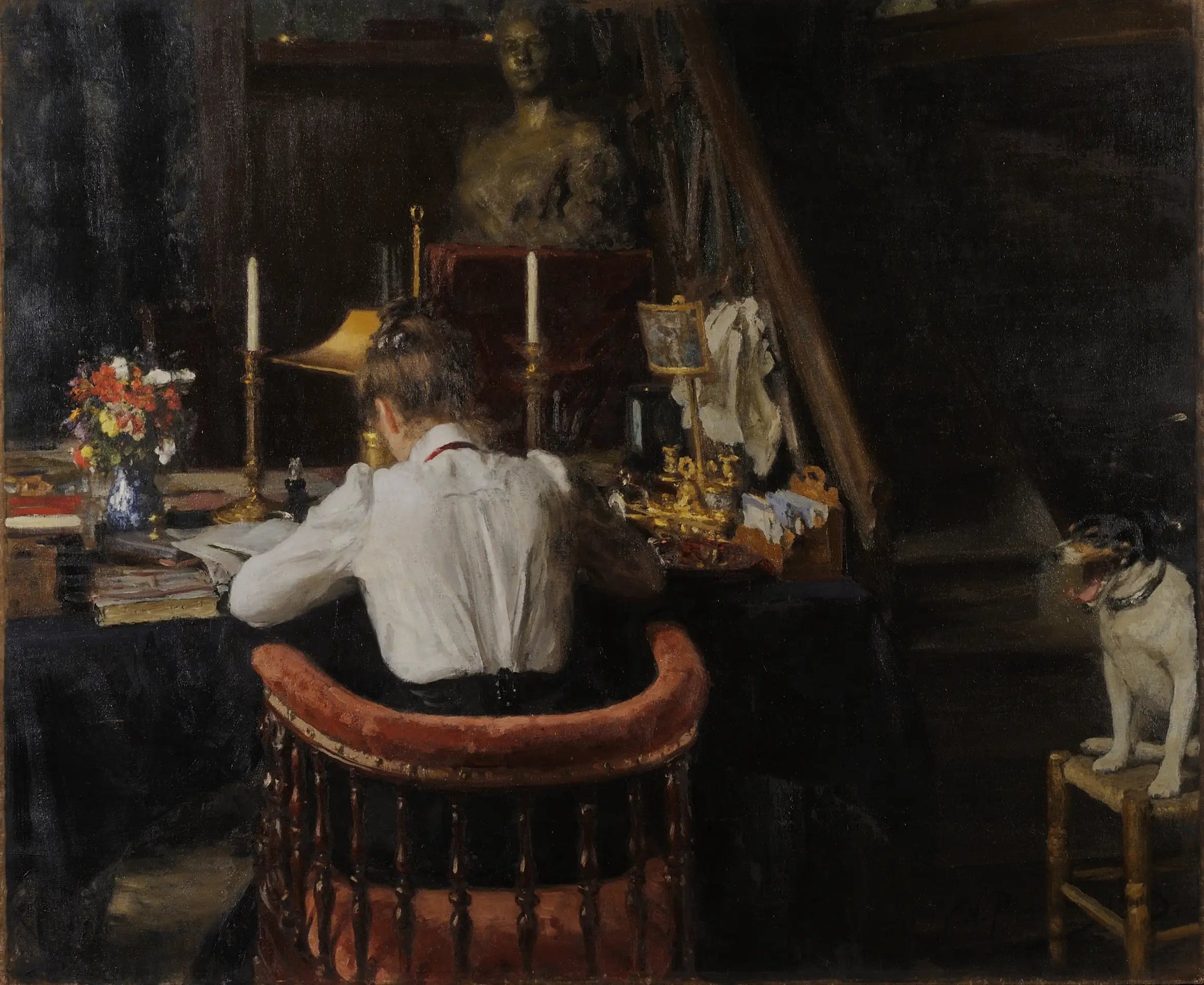 Portrait de Nordman-Severova - Ilya Repin image 1 reproduction réalisée par Alpha Reproduction