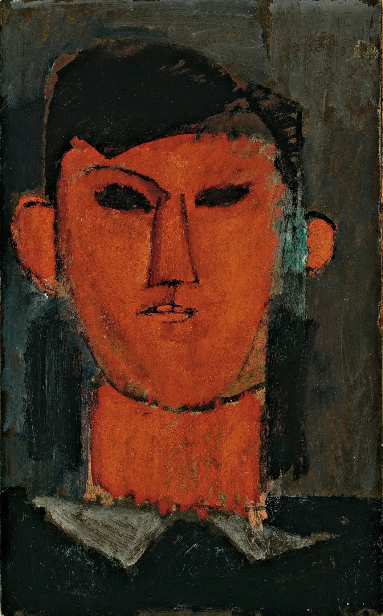 Portrait de Pablo Picasso - Amedeo Modigliani image 1 copie peinte à la main à l’huile