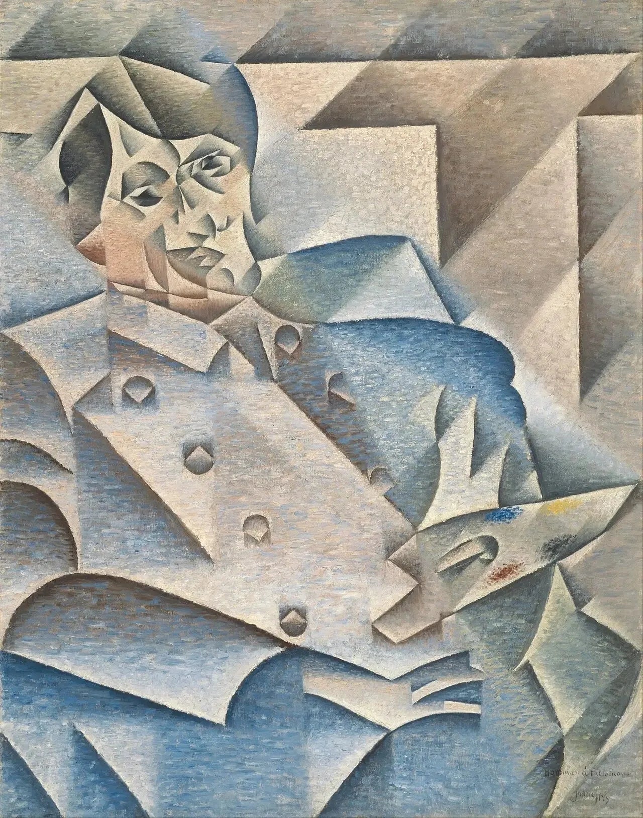 Portrait de Pablo Picasso - Juan Gris image 1 tableau peint à l’huile sur toile