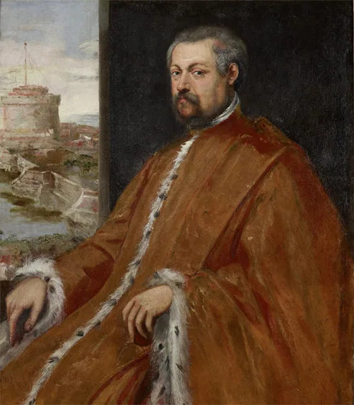 Portrait de Paolo Tiepolo - Jacopo Tintoretto image 1 copie peinte à la main à l’huile