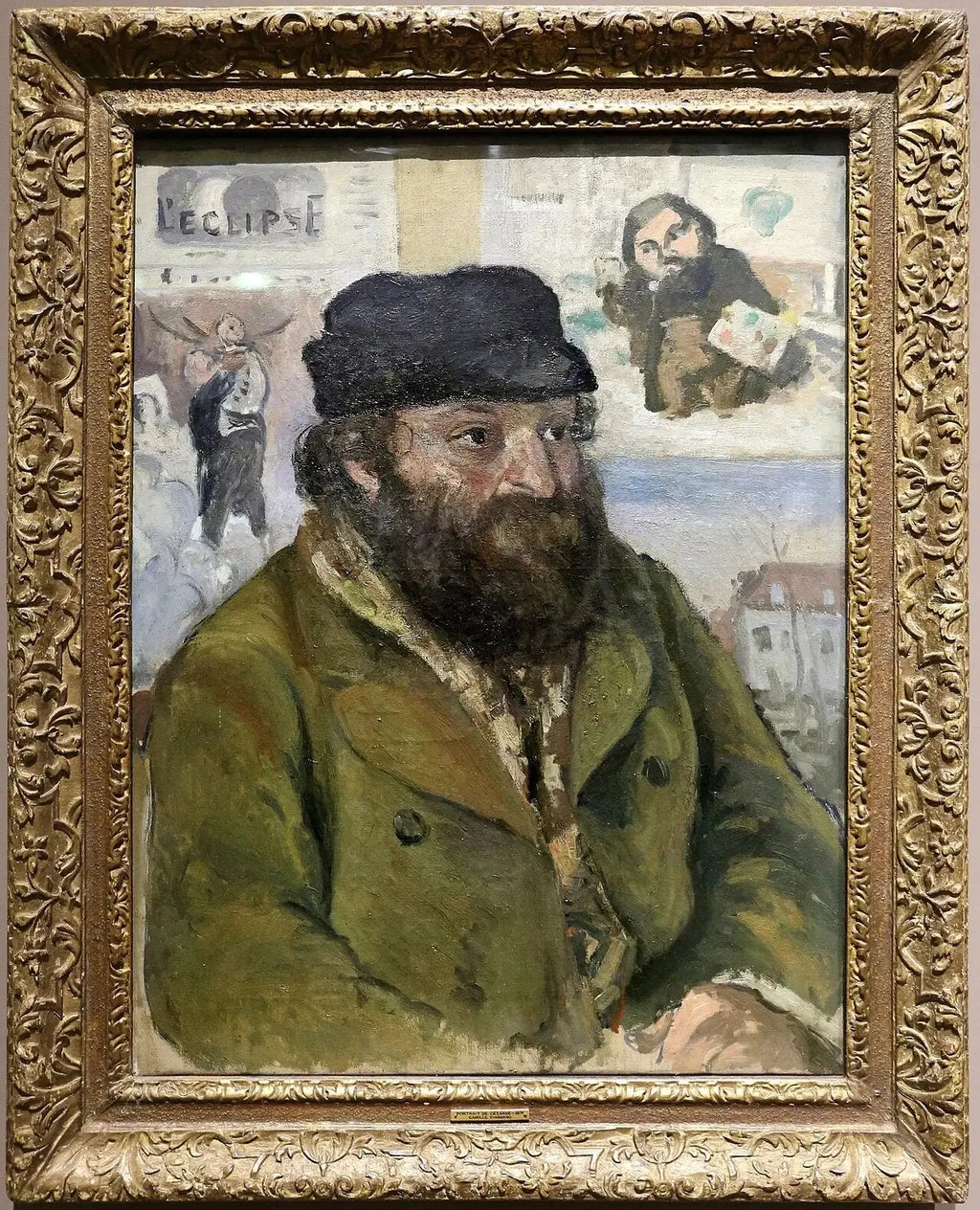 Portrait de Paul Cézanne - Camille Pissarro image 2 reproduction d’œuvre d’art à l’huile