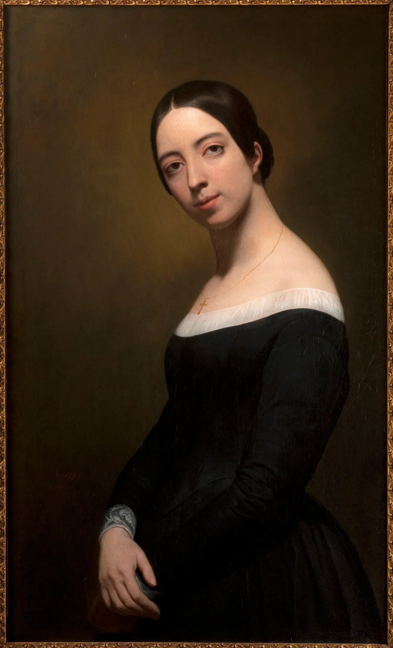 Portrait de Pauline Viardot - Ary Scheffer image 1 tableau peint à l’huile sur toile