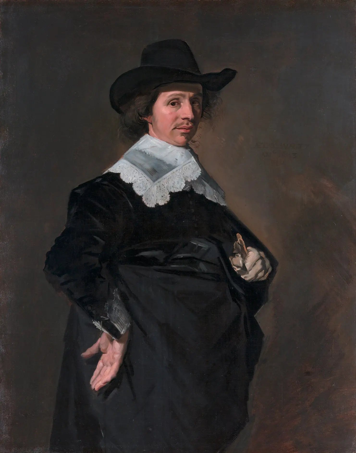 Portrait de Paulus Verschueren (1606-1667) - Frans Hals image 1 tableau peint à l’huile sur toile