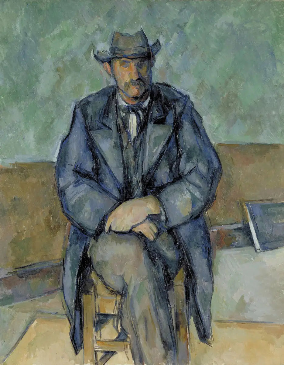 Portrait de paysan - Paul Cézanne image 1 reproduction d’œuvre d’art à l’huile