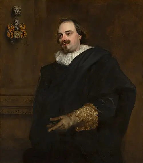 Portrait de Peeter Stevens - Antoine van Dyck image 1 copie peinte à la main à l’huile