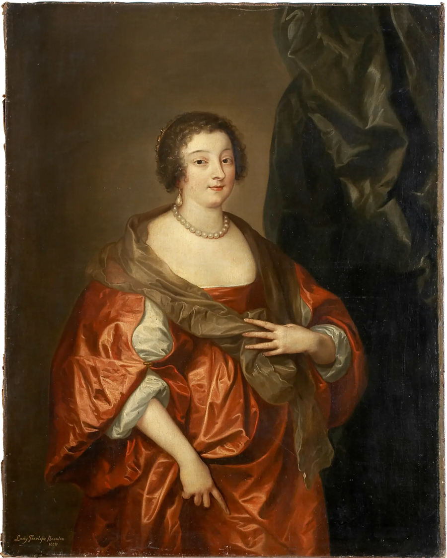 Portrait de Pénélope Naunton, Lady Herbert - Antoine van Dyck