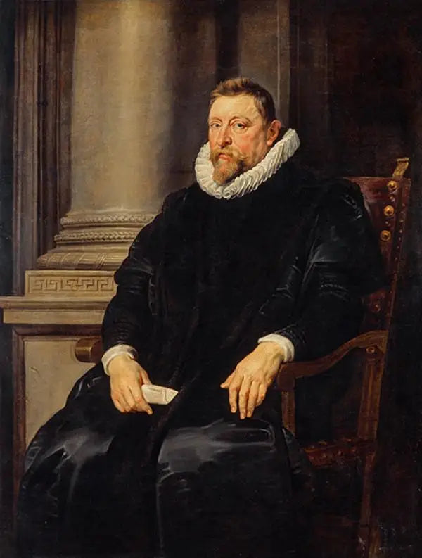 Portrait de Petrus Pecquius (1562 - 1625) - Peter Paul Rubens image 1 copie peinte à la main à l’huile