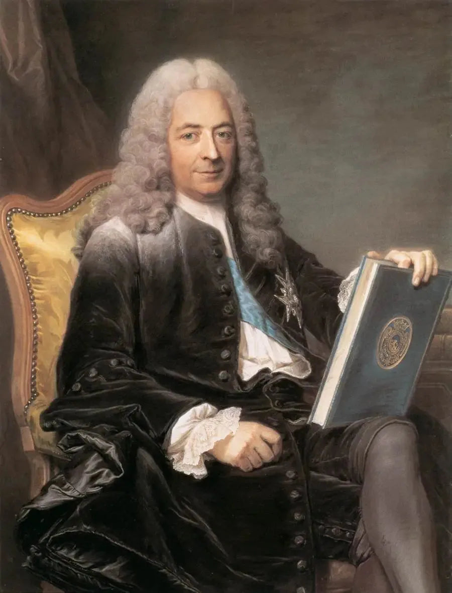 Portrait de Philibert Orry (1689-1747) - Maurice-Quentin de La Tour image 1 reproduction de peinture à l’huile