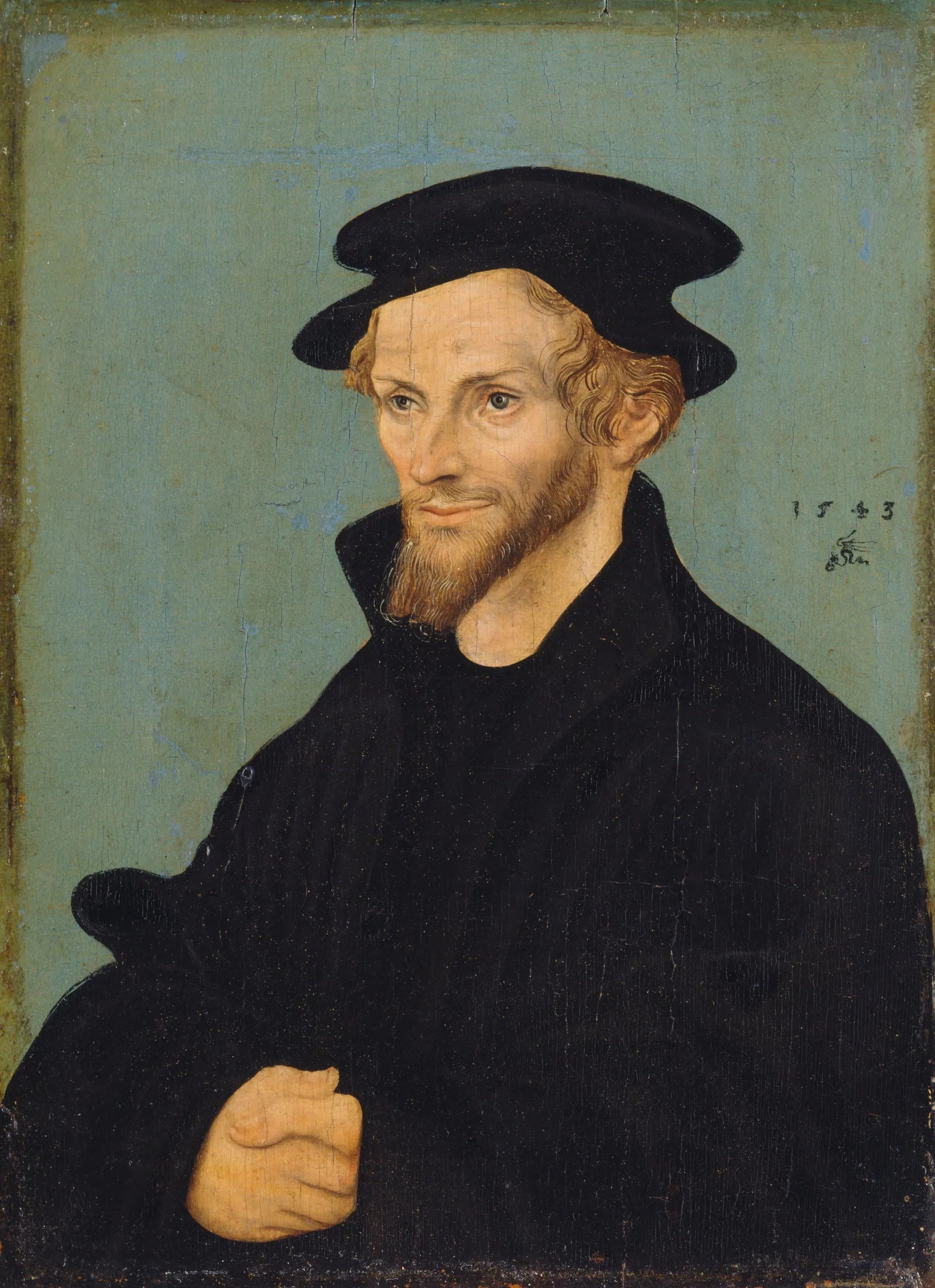 Portrait de Philipp Mélanchthon - Lucas Cranach the Elder image 1 reproduction réalisée par Alpha Reproduction