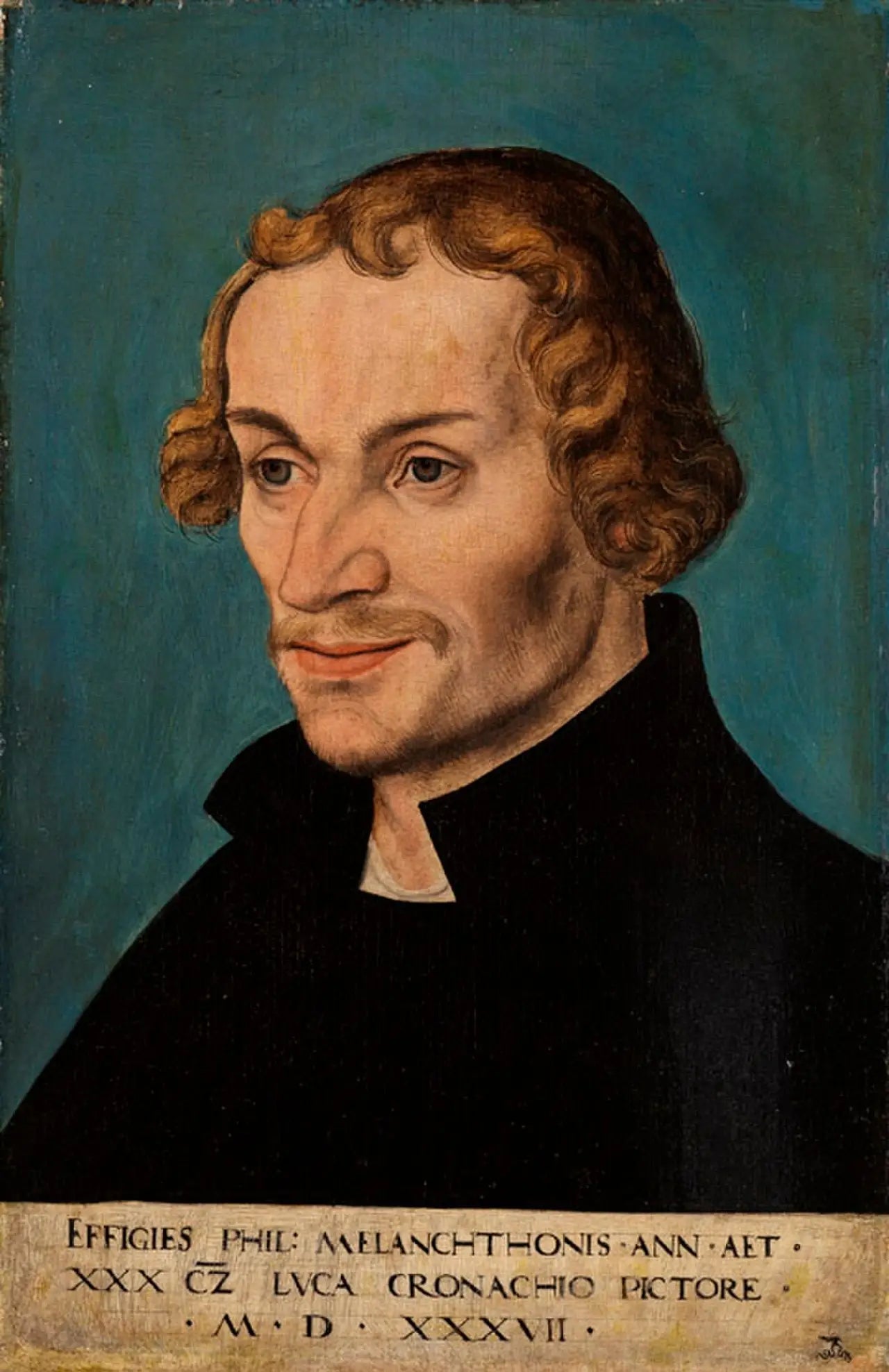 Portrait de Philipp Mélanchthon - Lucas Cranach the Elder image 1 reproduction d’œuvre d’art à l’huile