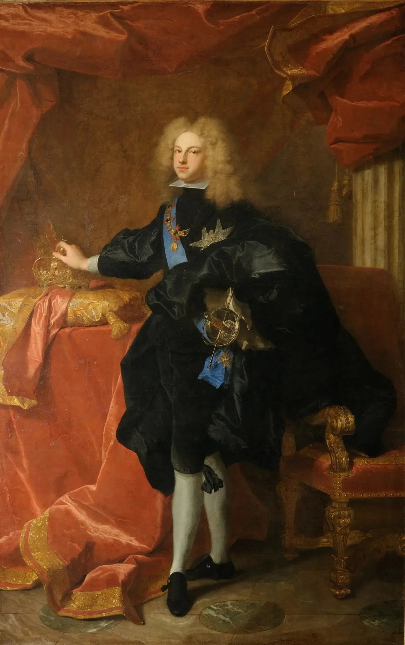 Portrait de Philippe V, roi d'Espagne - Hyacinthe Rigaud image 1 reproduction d’œuvre d’art à l’huile