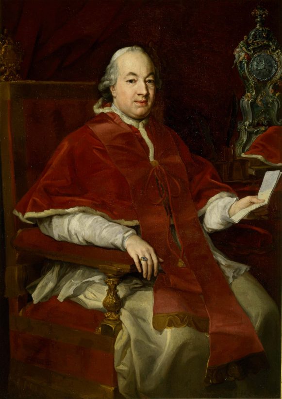 Portrait de Pie VI (Braschi, 1775-1799) - Pompeo Batoni image 1 copie peinte à la main à l’huile