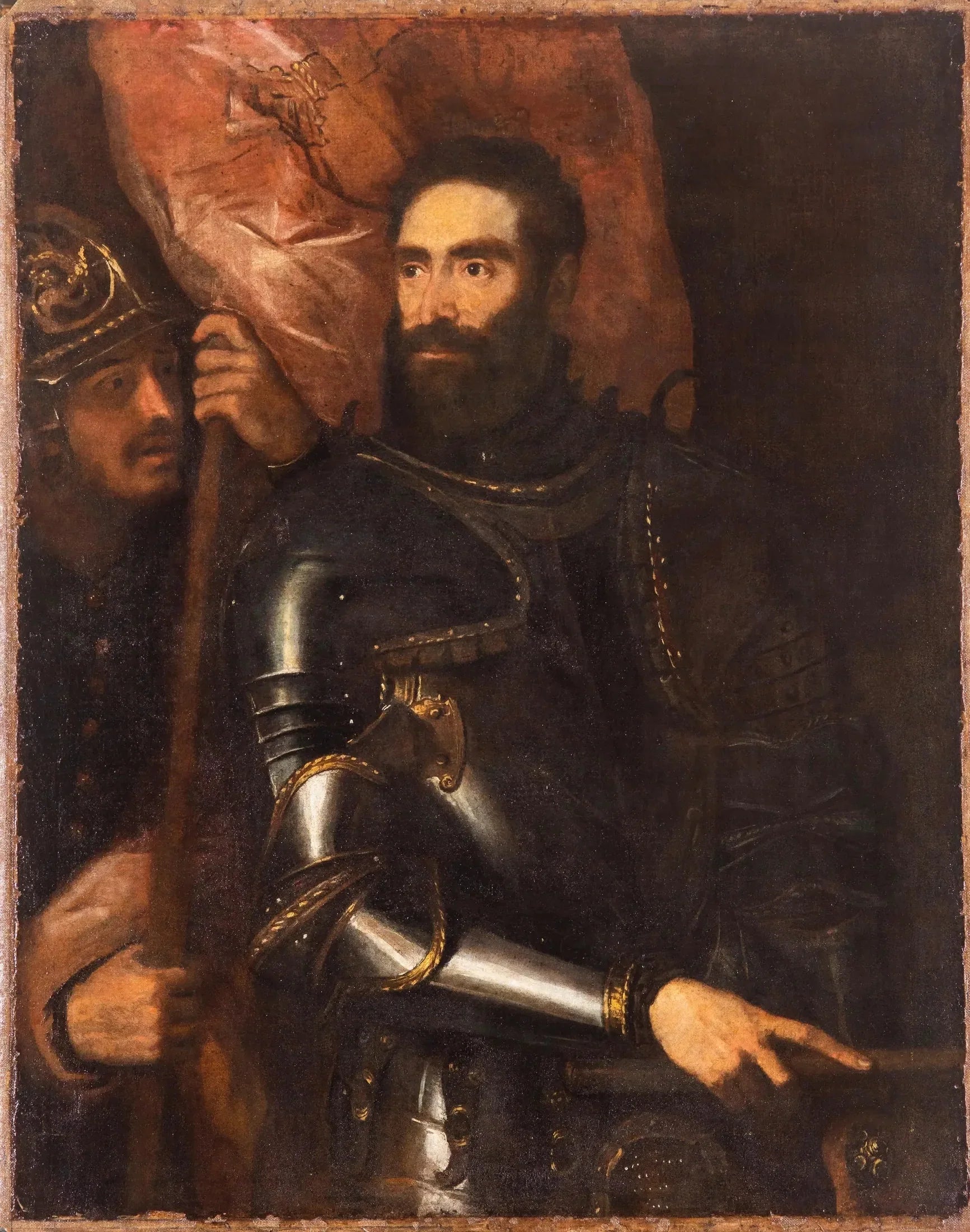Portrait de Pier Luigi Farnèse - Titian image 1 reproduction d’œuvre d’art à l’huile