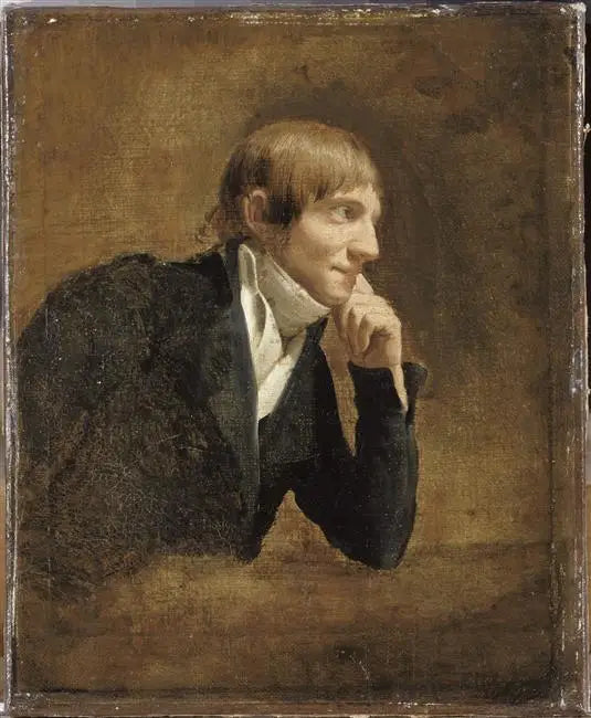 Portrait de Pierre-Joseph Redouté - Louis-Léopold Boilly image 1 reproduction d’œuvre d’art à l’huile