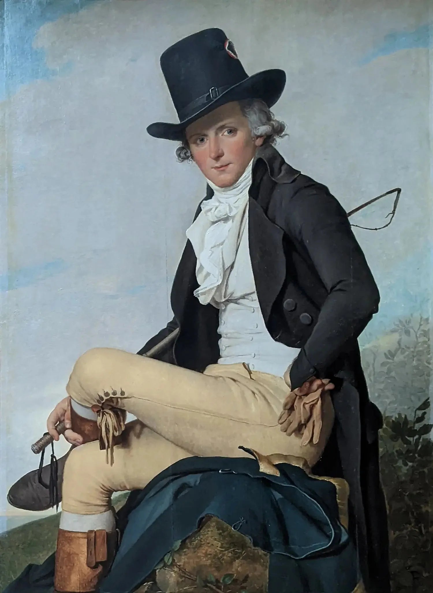 Portrait de Pierre Sériziat - Jacques-Louis David image 1 tableau peint à l’huile sur toile