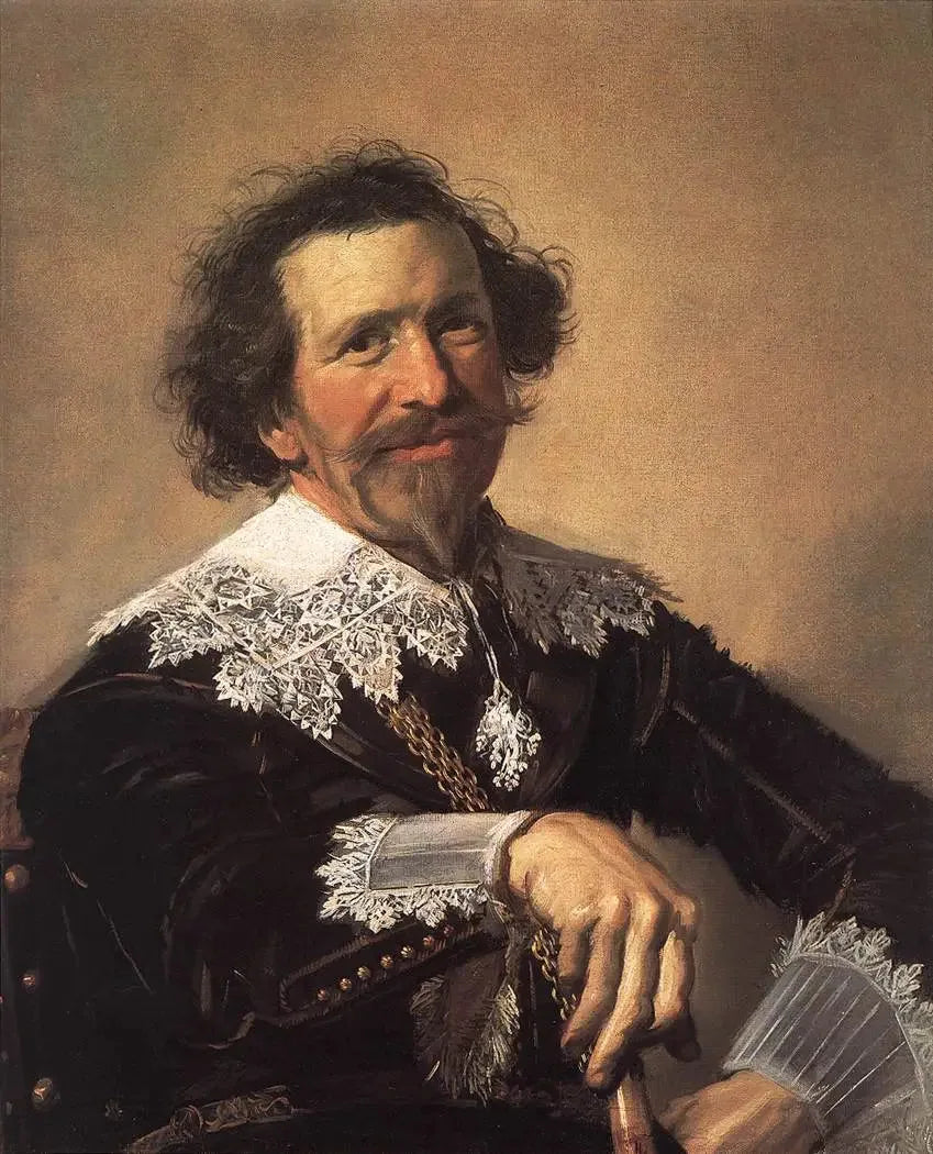 Portrait de Pieter van den Broecke (1585-1640) - Frans Hals image 1 tableau peint à l’huile sur toile