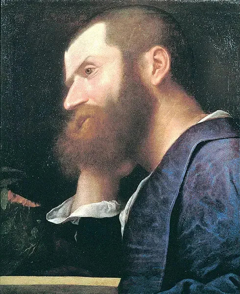 Portrait de Pietro Aretino - Titian image 1 reproduction réalisée par Alpha Reproduction