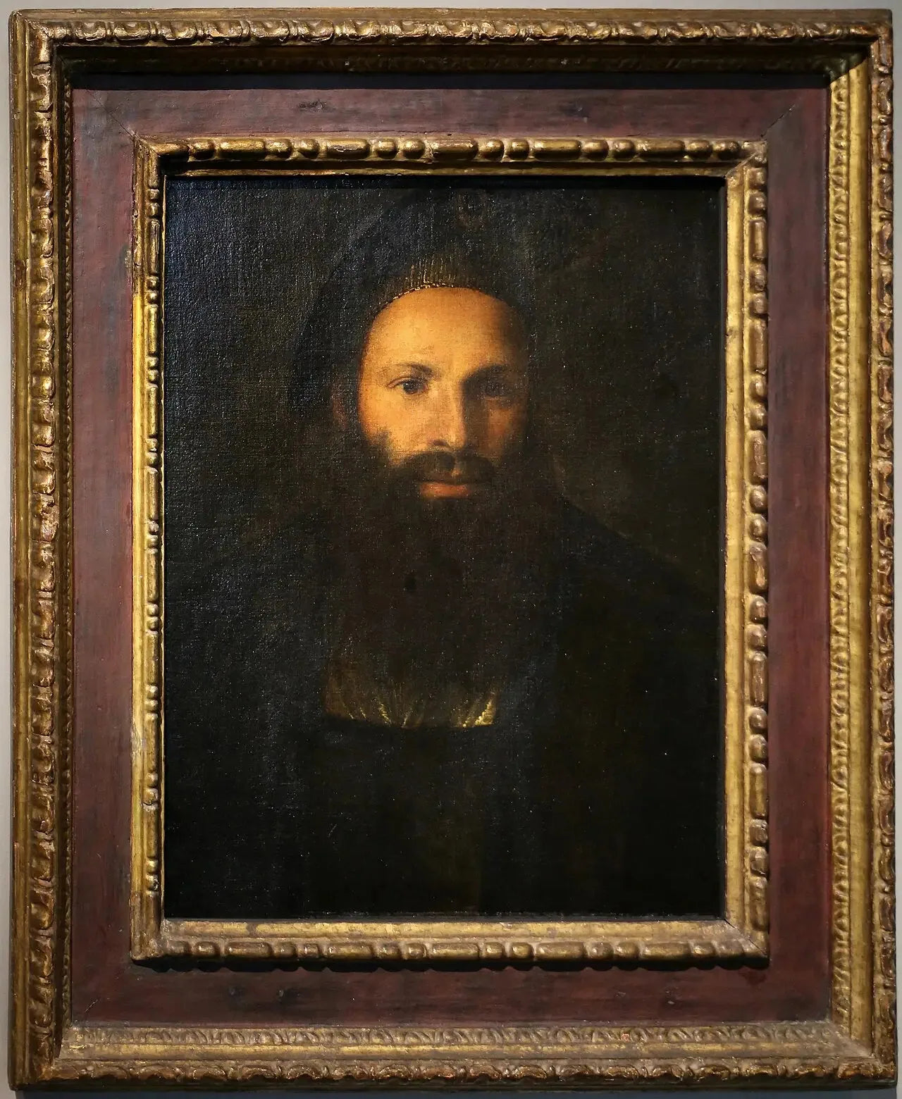 Portrait de Pietro Aretino - Titian image 2 copie peinte à la main à l’huile