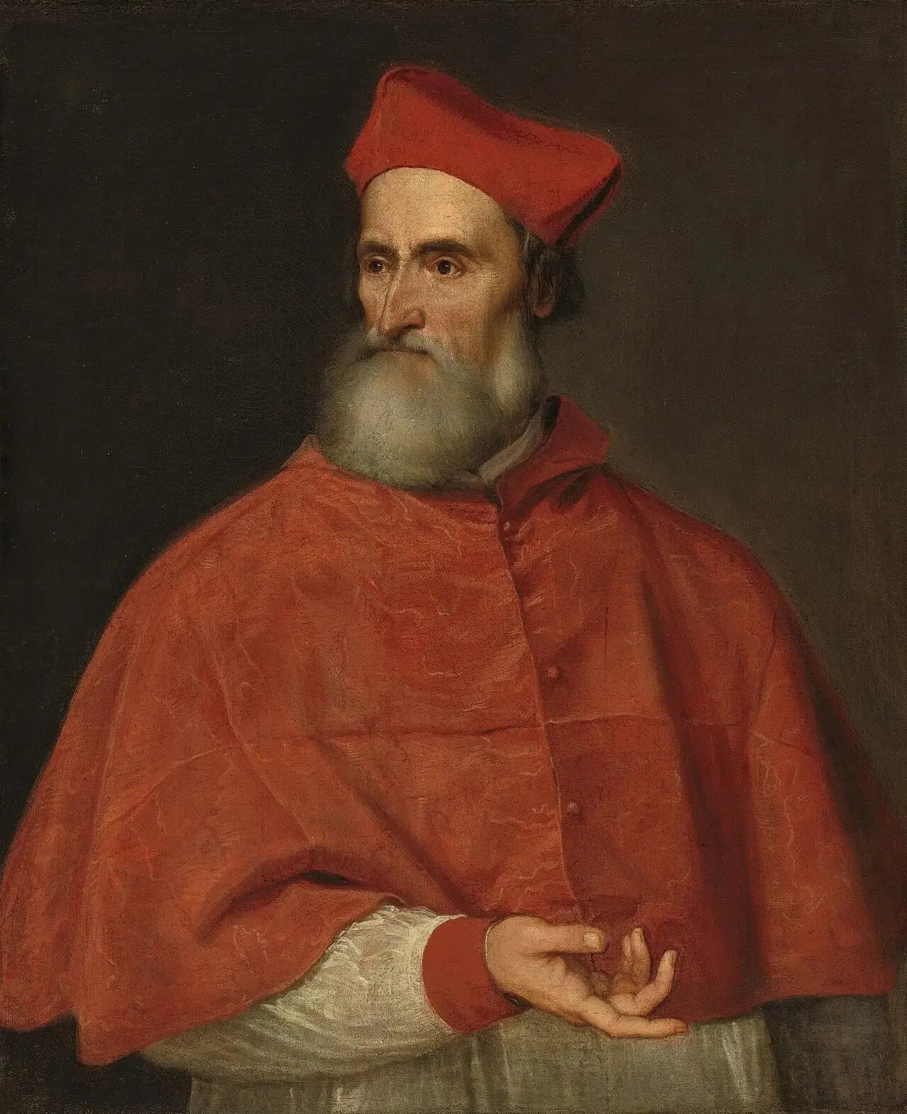 Portrait de Pietro Bembo - Titian image 1 reproduction artisanale de tableau