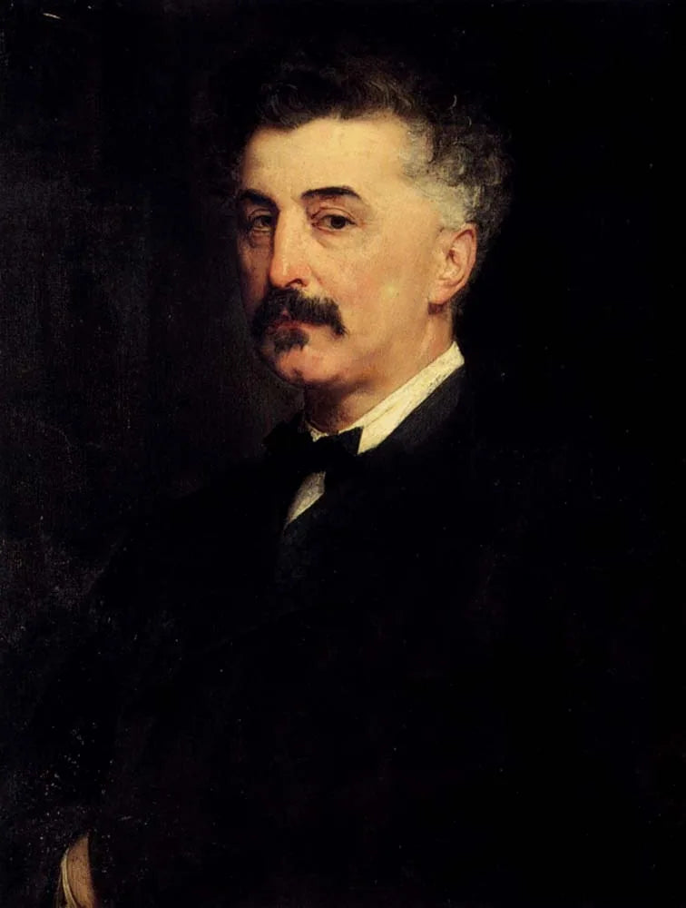 Portrait de Platon Tchikhatchov - Paul Baudry image 1 tableau peint à l’huile sur toile