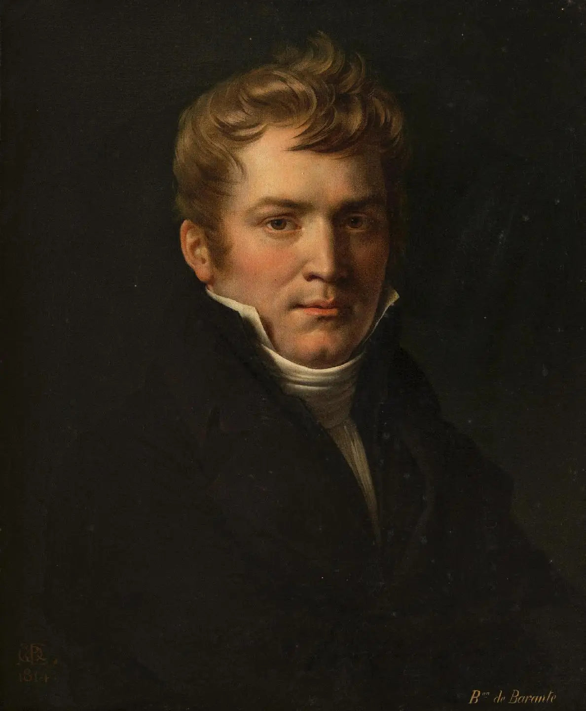 Portrait de Prosper de Barante - Anne-Louis Girodet image 1 copie de tableau peinte à la main