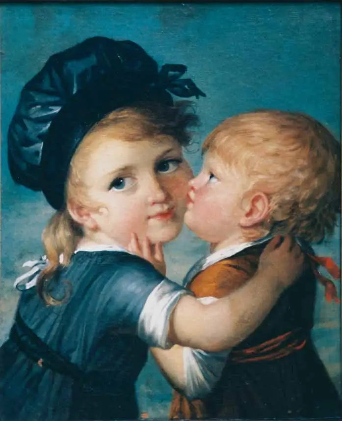 Portrait de Prosper et Denys Benoist, fils de l'artiste - Marie-Guillemine Benoist image 1 reproduction artisanale de tableau