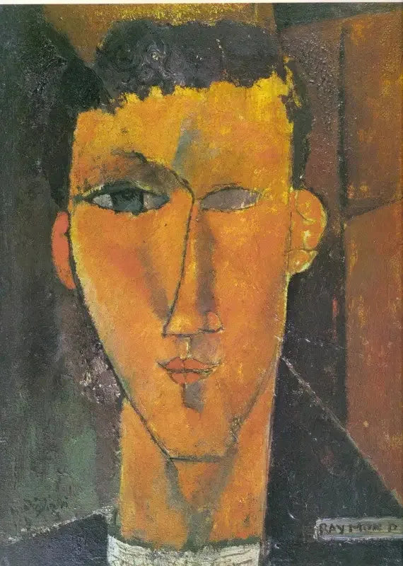 Portrait de Raymond - Amedeo Modigliani image 1 reproduction réalisée par Alpha Reproduction
