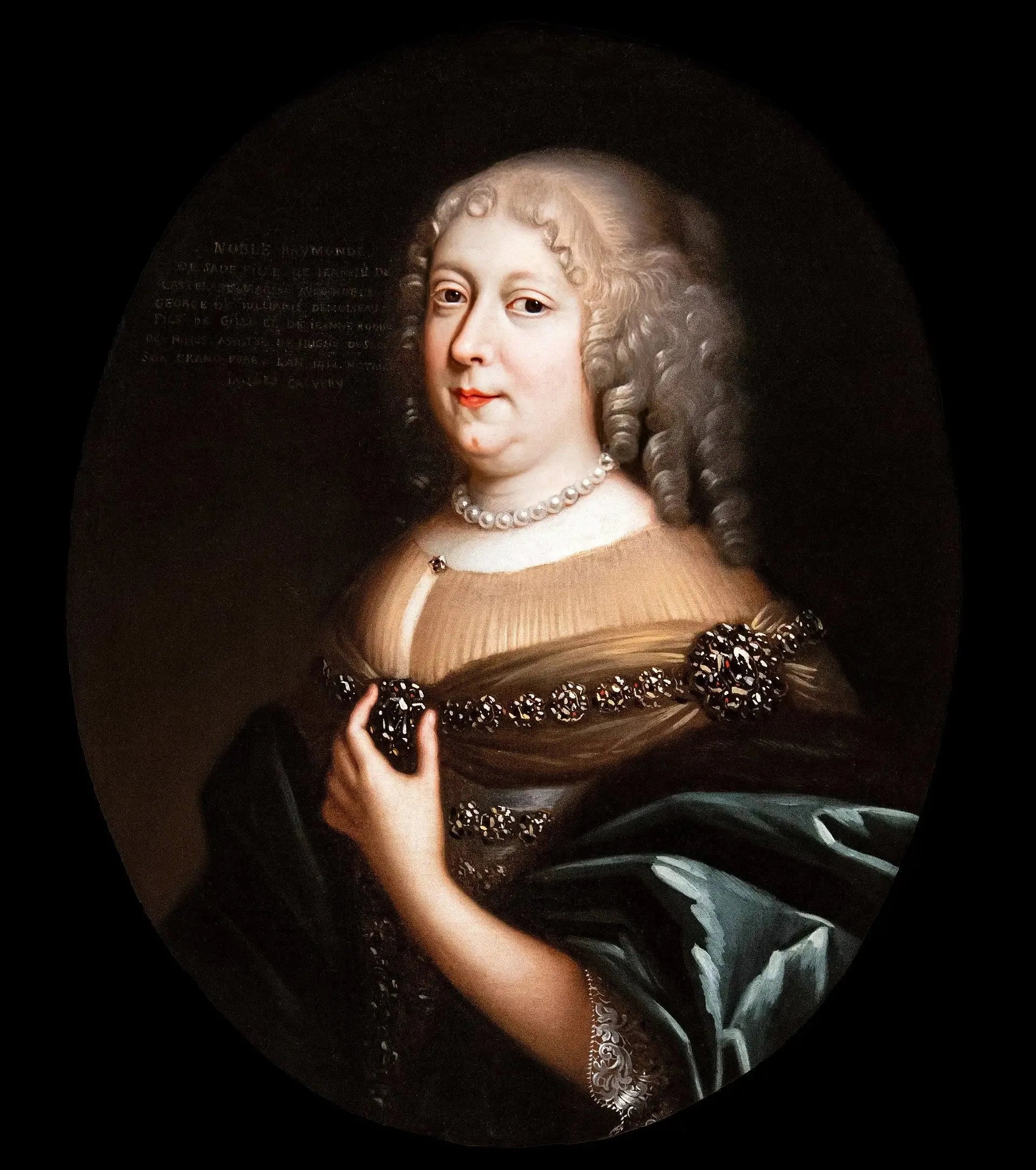 Portrait de Raymonde de Sade - Pierre Mignard image 1 reproduction artisanale de tableau