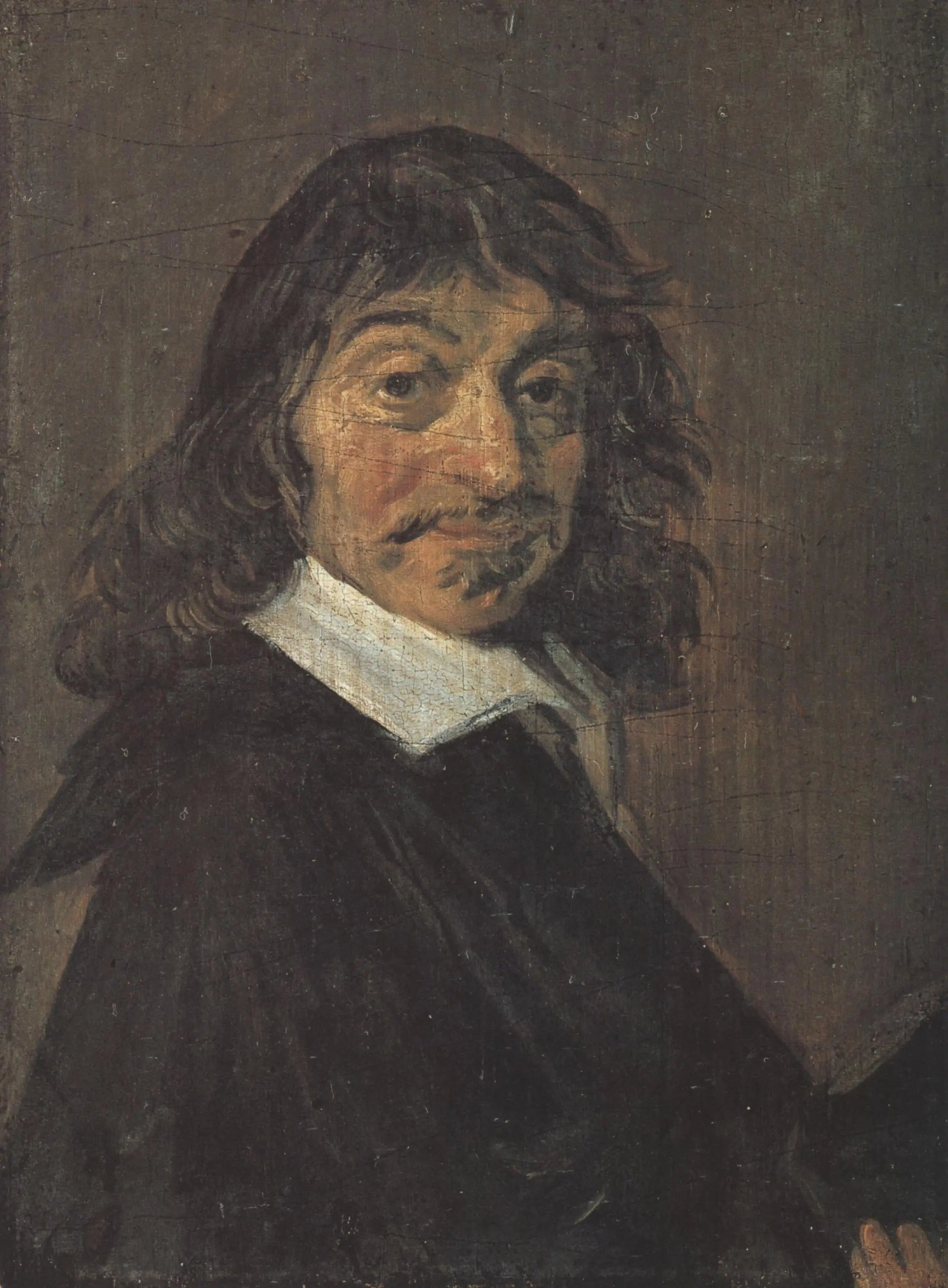 Portrait de René Descartes (1596-1650) - Frans Hals image 1 copie de tableau peinte à la main
