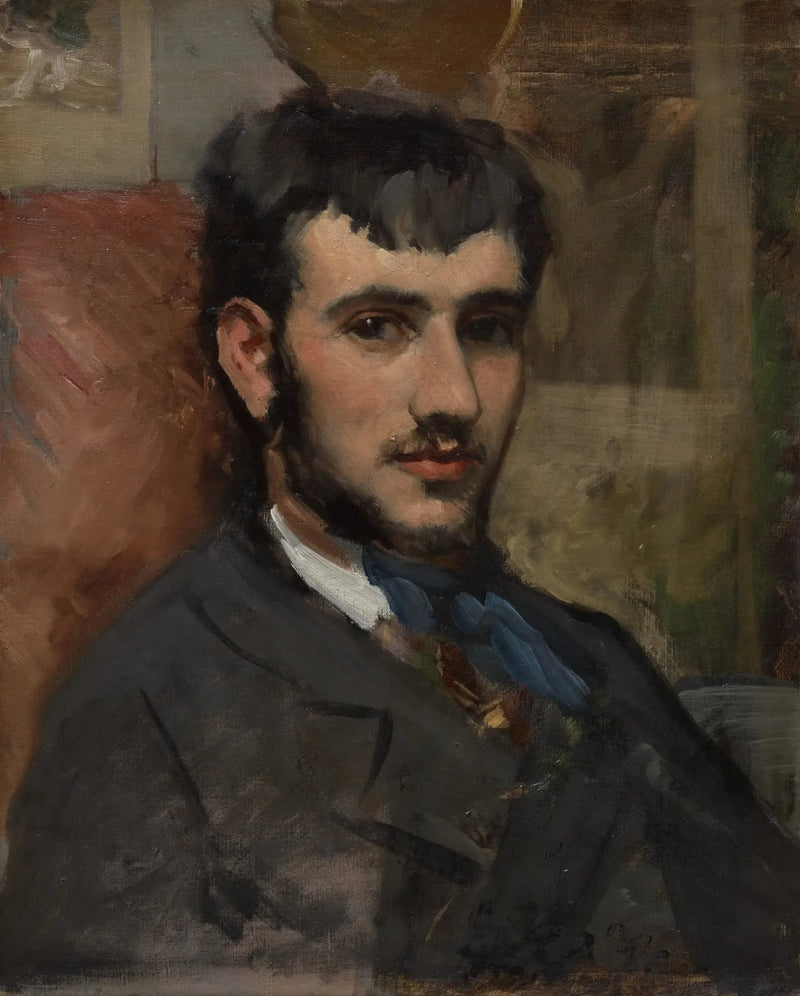 Portrait de Renoir - Frédéric Bazille