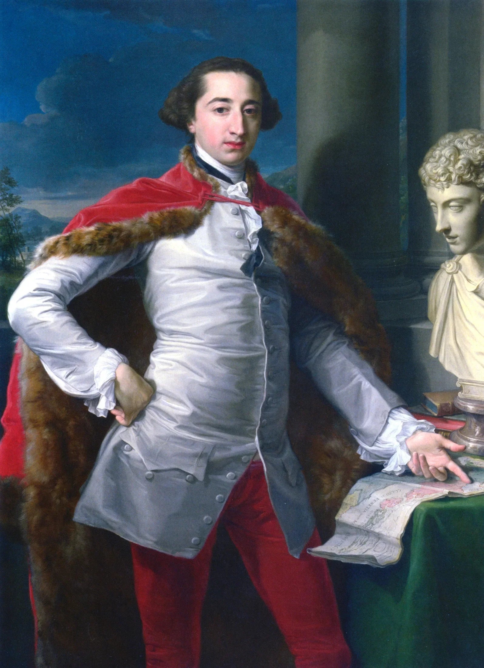 Portrait de Richard Milles - Pompeo Batoni image 1 copie de tableau peinte à la main