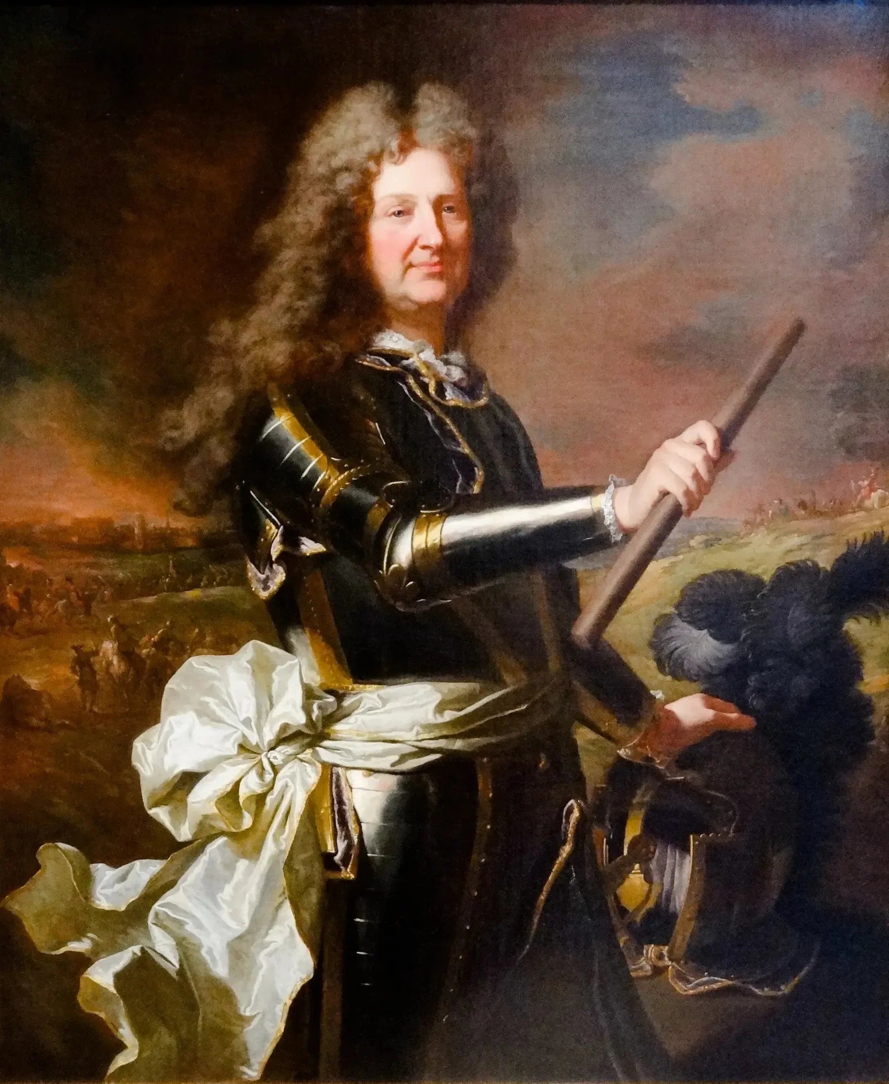 Portrait de Robert Jean Antoine de Franquetot, comte de Coigny - Hyacinthe Rigaud image 1 reproduction de peinture à l’huile