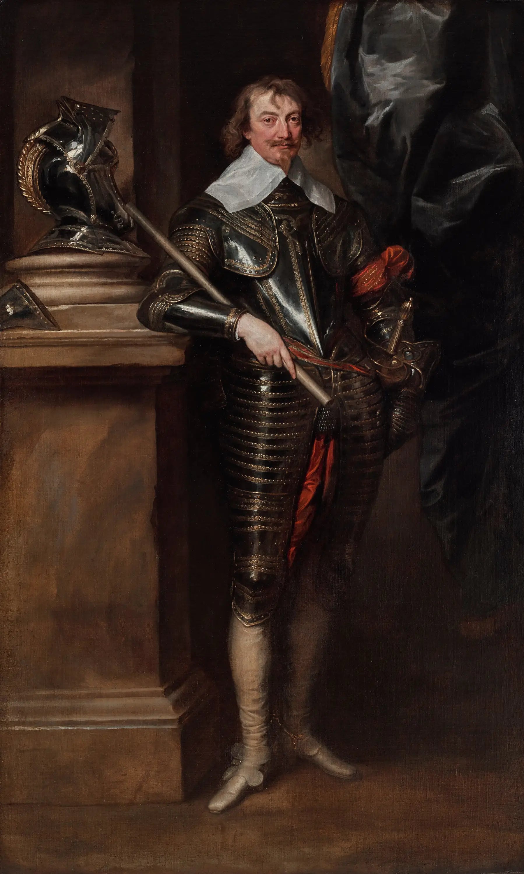 Portrait de Robert Rich, deuxième comte de Warwick - Antoine van Dyck image 1 copie de tableau peinte à la main