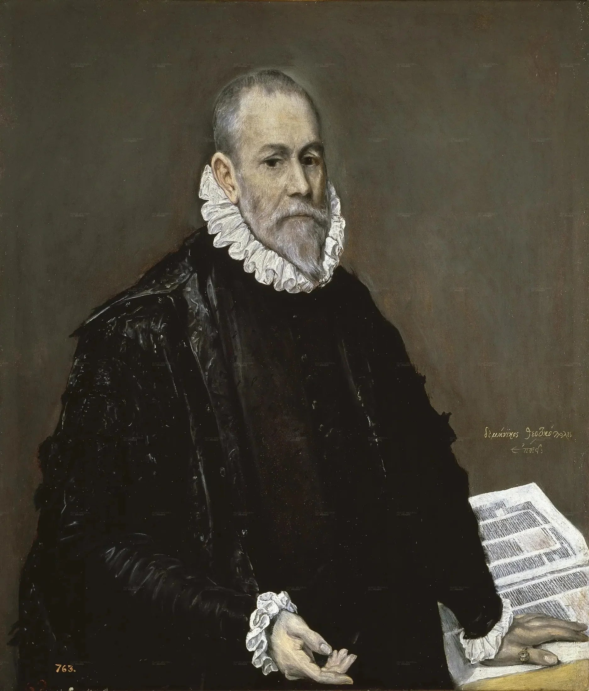 Portrait de Rodrigo de la Fuente - El Greco image 1 reproduction d’œuvre d’art à l’huile