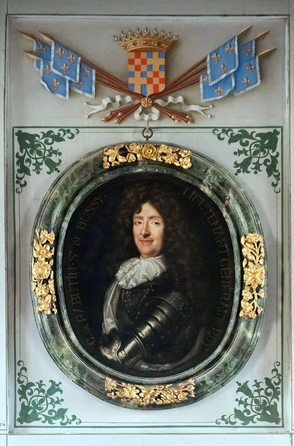 portrait de Roger de Rabutin - Claude Lefèbvre image 2 copie de tableau peinte à la main