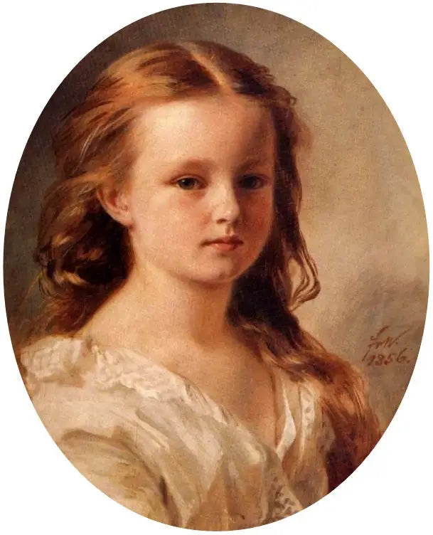 Portrait de Róża Potocka. - Franz Xaver Winterhalter image 1 reproduction de peinture à l’huile